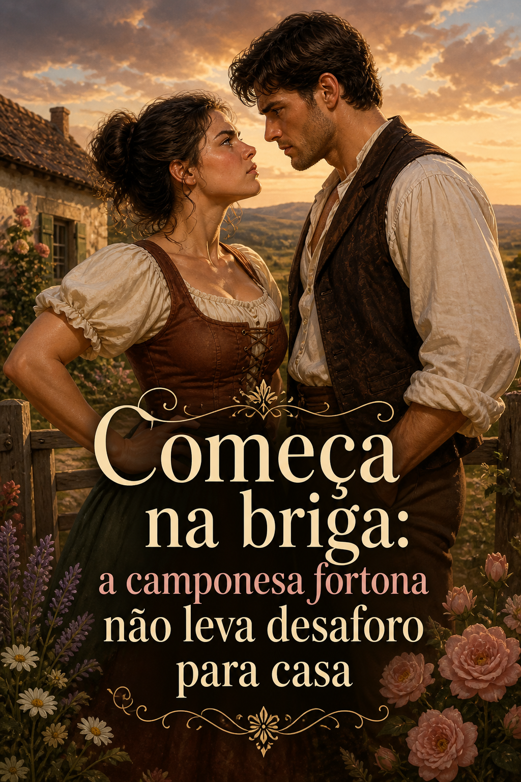Começa na briga: a camponesa fortona não leva desaforo para casa